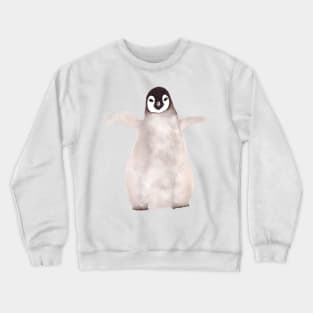 Ink Painted Penguin Chick Crewneck Sweatshirt